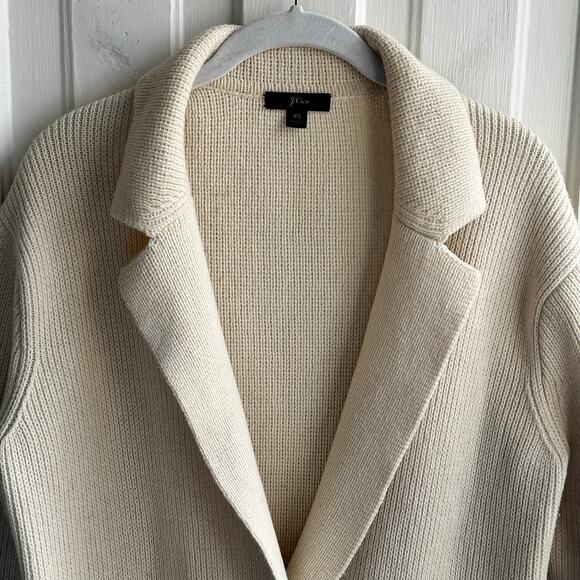 J Crew Double Breasted Sweater Blazer Jacket - Picture 4 of 10
